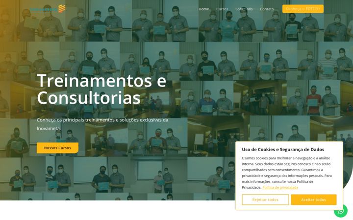 Screenshot of inovameta.com.br