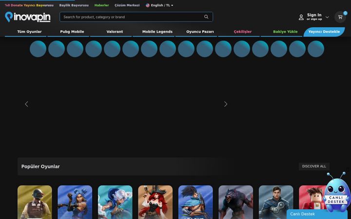 Screenshot of inovapin.com