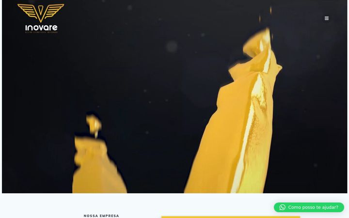 Screenshot of inovarege.com.br