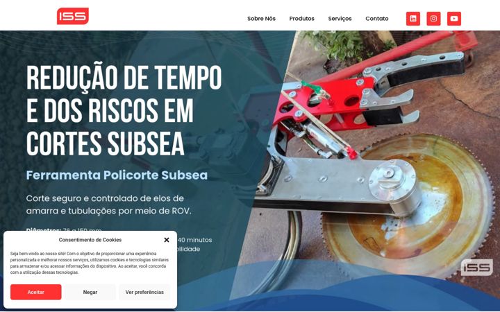 Screenshot of inovasubsea.com.br