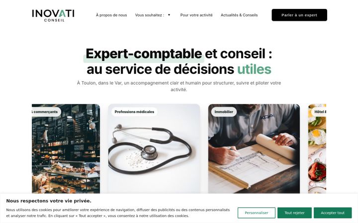 Screenshot of inovati.fr