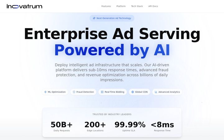 Screenshot of inovatrum.com