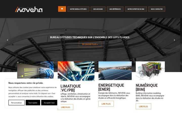 Screenshot of inoveha.fr