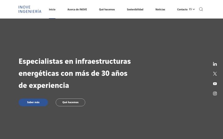 Screenshot of inoveingenieria.com