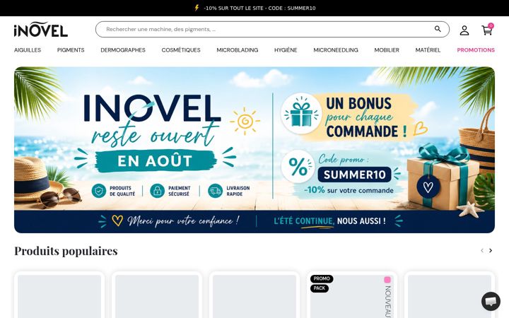 Screenshot of inovel.fr