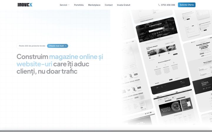 Screenshot of inovex.ro