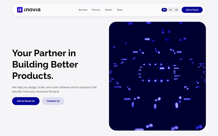 Screenshot of inovia.dev