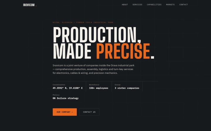 Screenshot of inovicom.com