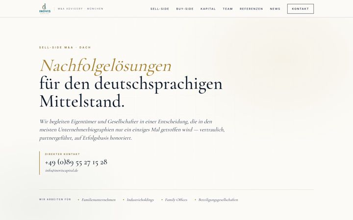 Screenshot of inoviscapital.com