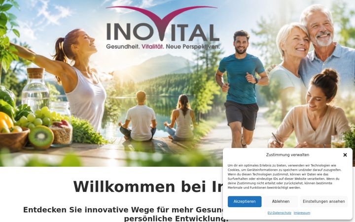 Screenshot of inovital.eu