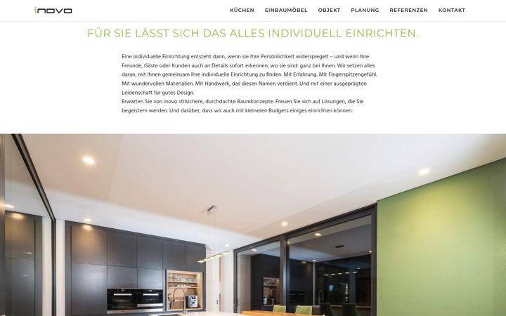 Screenshot of inovo-einrichtungen.de