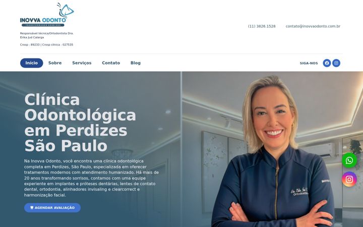 Screenshot of inovvaodonto.com.br