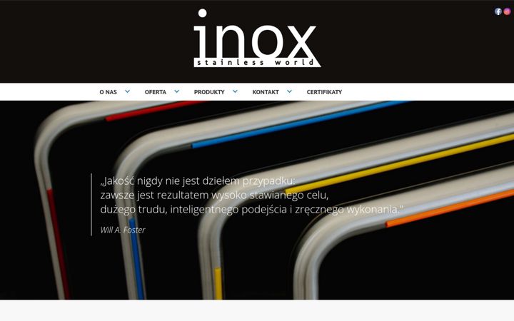 Screenshot of inox-sw.eu