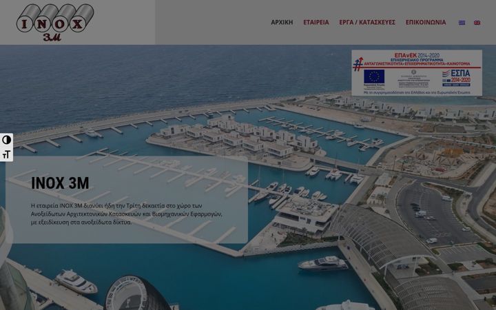 Screenshot of inox3m.com