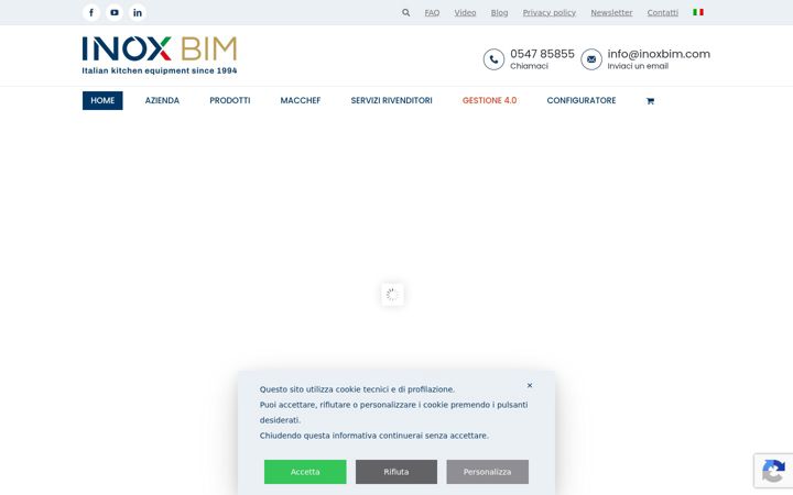 Screenshot of inoxbim.com