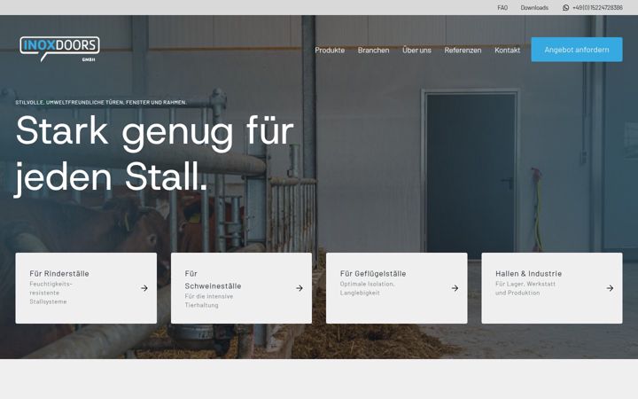 Screenshot of inoxdoors.de