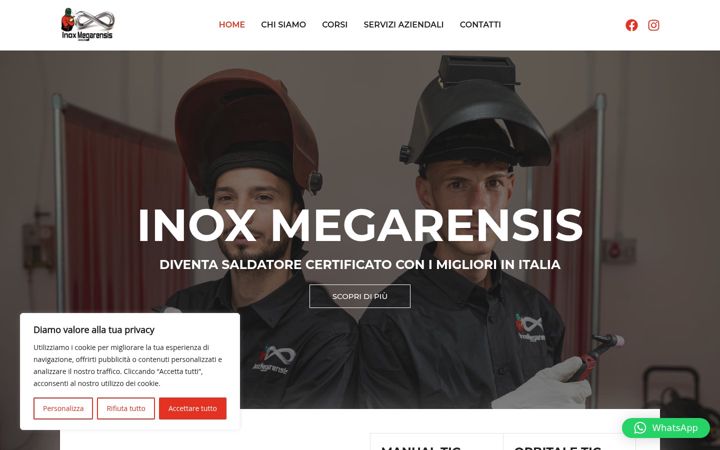 Screenshot of inoxmegarensis.com