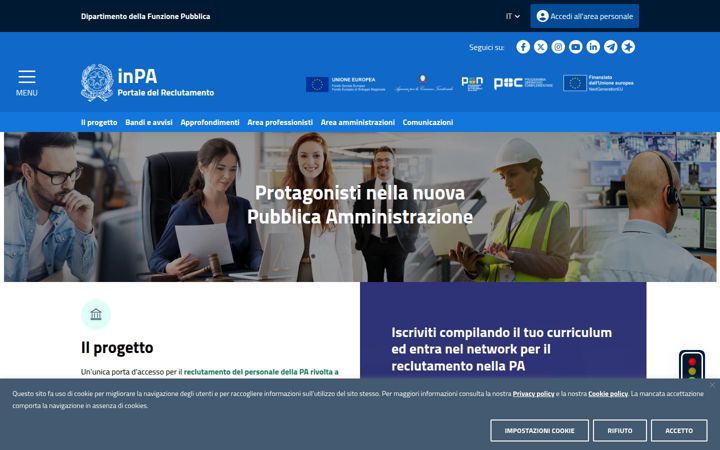 Screenshot of inpa.gov.it