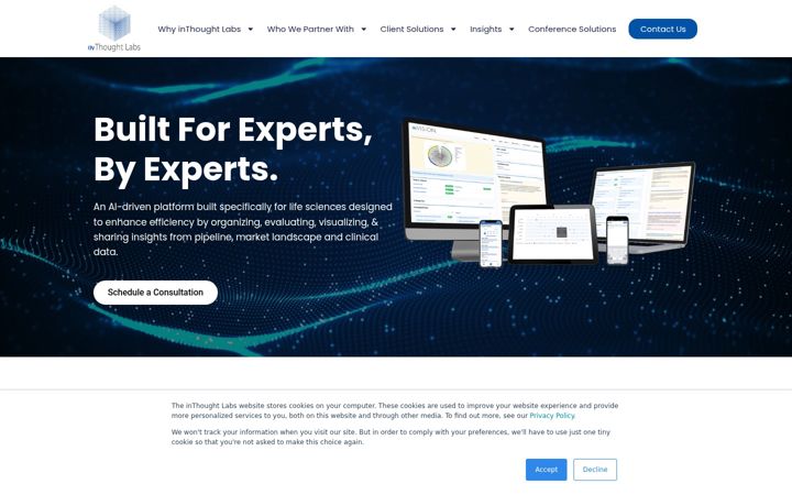 Screenshot of inphronesis.com