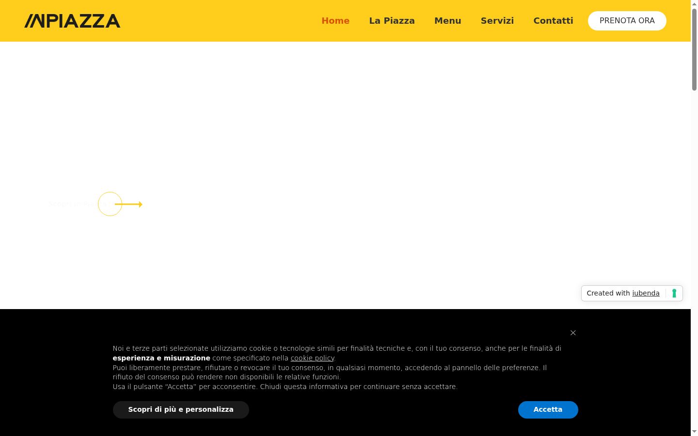 Screenshot tal-banner tal-kunsens muri qabel kwalunkwe interazzjoni