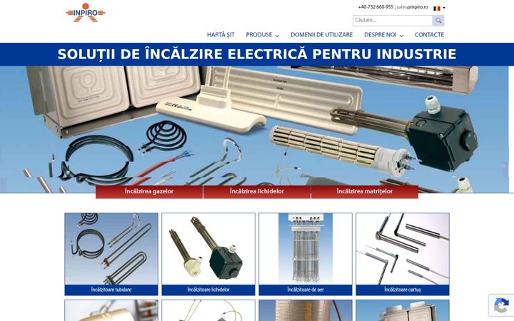 Screenshot of inpiro.ro