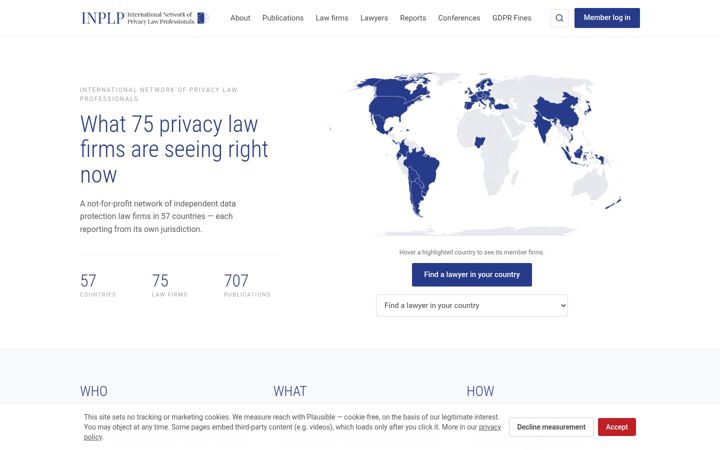 Screenshot of inplp.com
