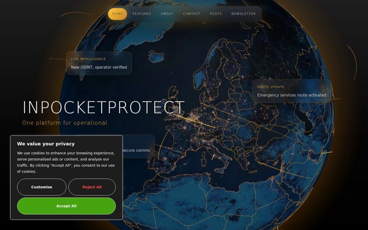 Screenshot of inpocketprotect.com