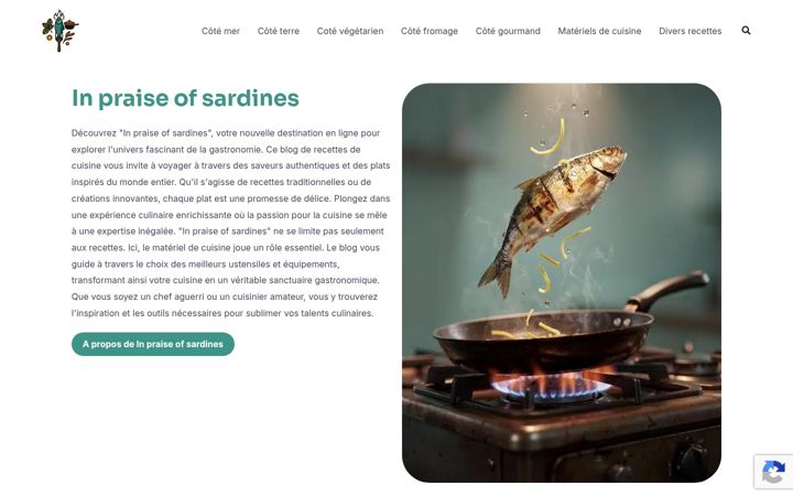 Capture d'écran de inpraiseofsardines.com