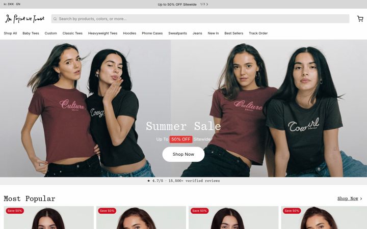 Screenshot of inprintwetrust.co