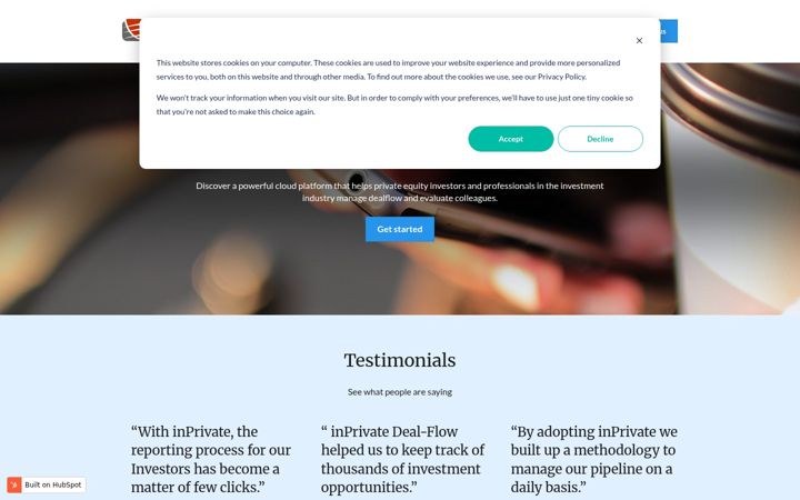 Screenshot of inprivate.info