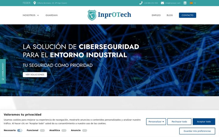 Screenshot of inprotech.es