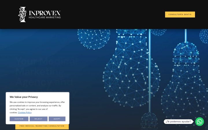 Screenshot of inprovex.com