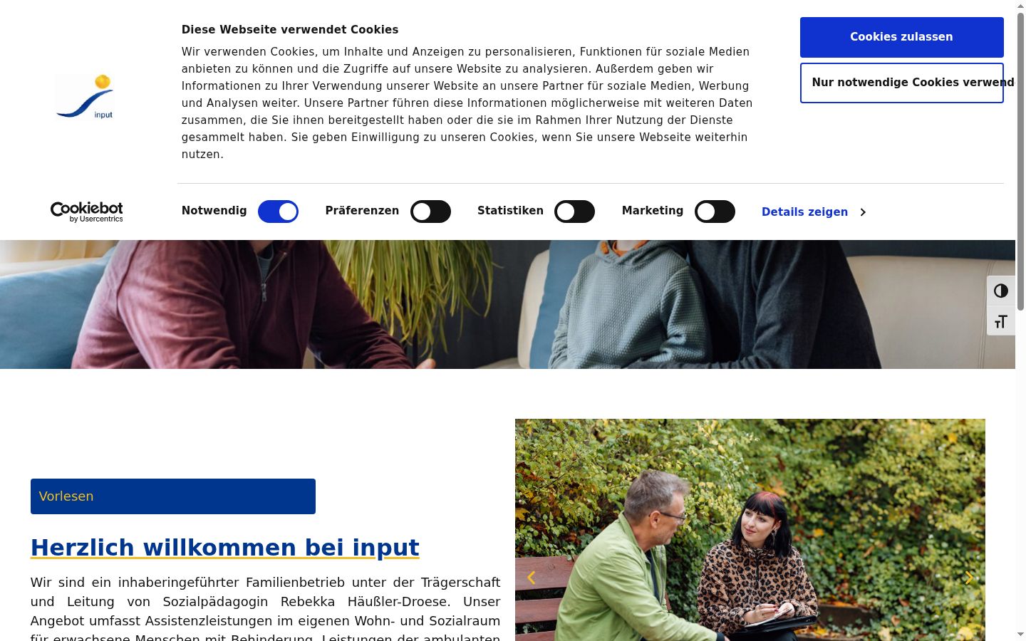 Ekrānuzņēmums ar piekrišanas baneri, kas tika rādīts pirms jebkādas mijiedarbības