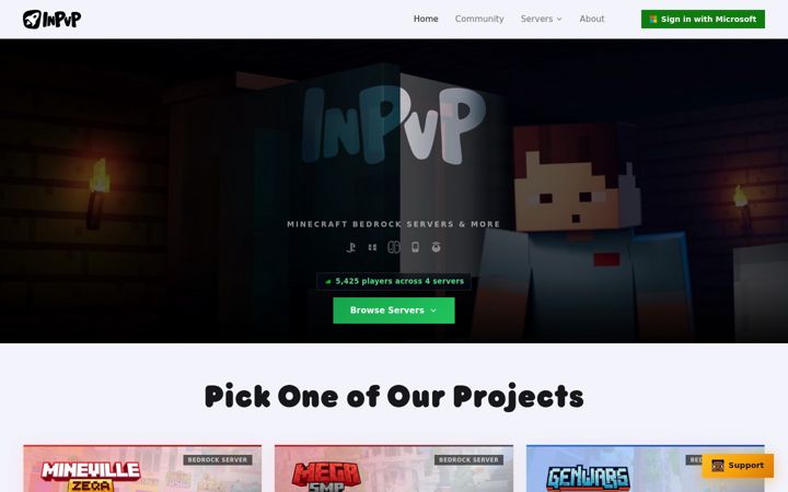 Ekrano kopija inpvp.net
