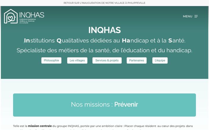 Screenshot of inqhas.eu