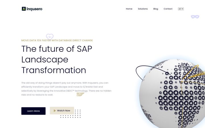 Screenshot of inquaero.com