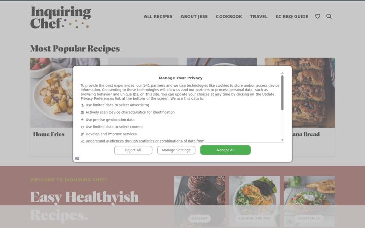 Skjermbilde av inquiringchef.com