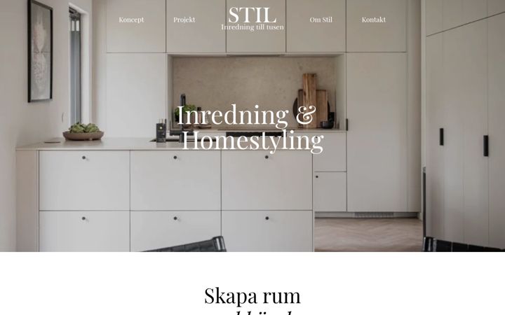 Screenshot of inredningtilltusen.se