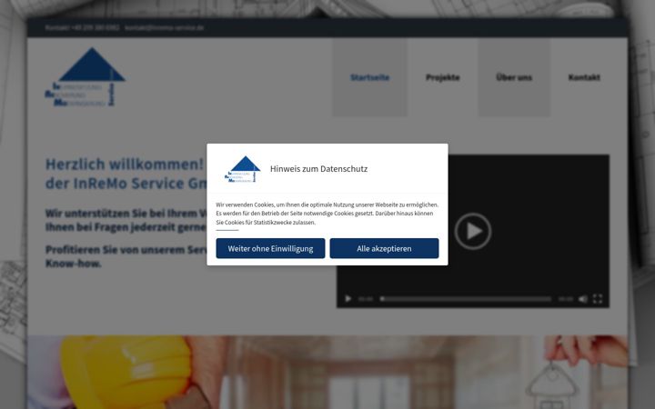 Screenshot of inremo-service.de