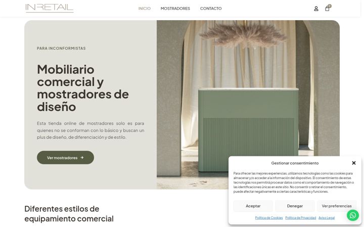 Screenshot of inretailshop.com