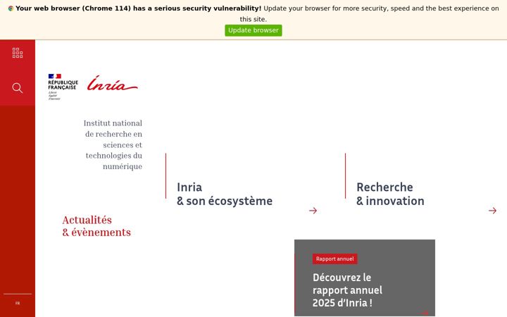 Screenshot ta' inria.fr