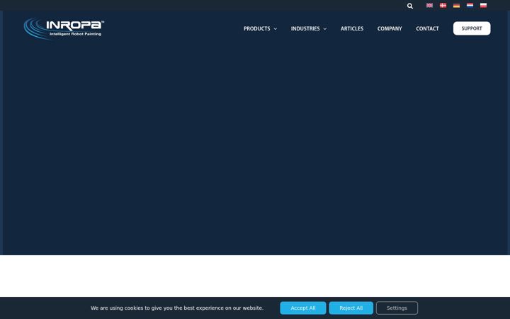 Screenshot of inropa.com