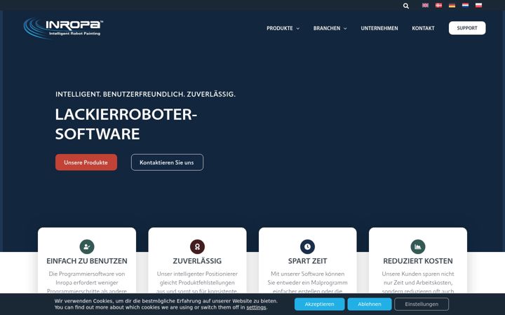 Screenshot of inropa.de
