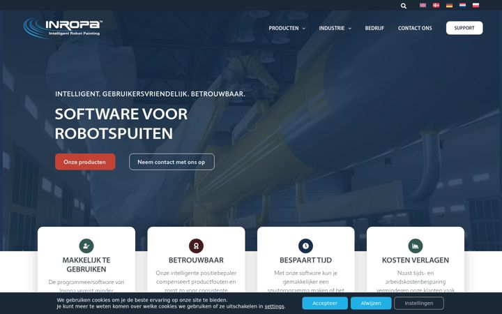 Screenshot of inropa.nl