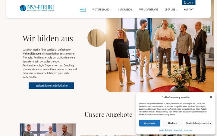 Screenshot of insa-berlin.com
