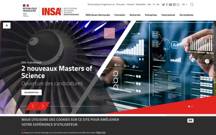 Screenshot of insa-rouen.fr