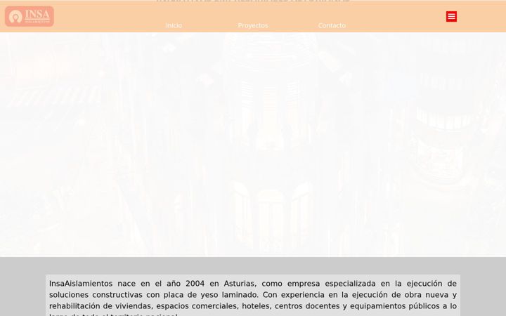 Screenshot of insaaislamientos.es