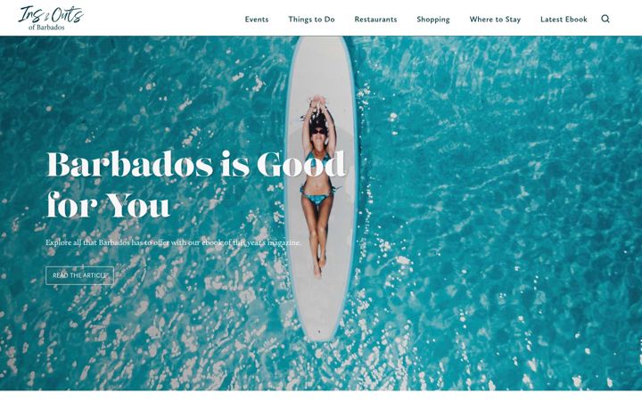 Ekrānuzņēmums no insandoutsbarbados.com