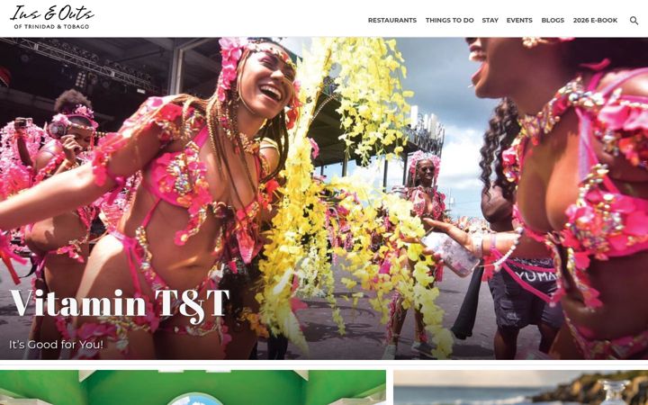 Screenshot of insandoutstt.com