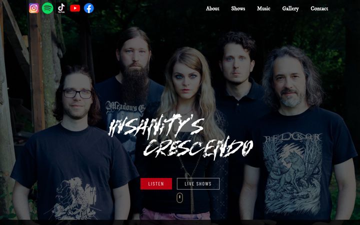 Screenshot of insanitys-crescendo.de